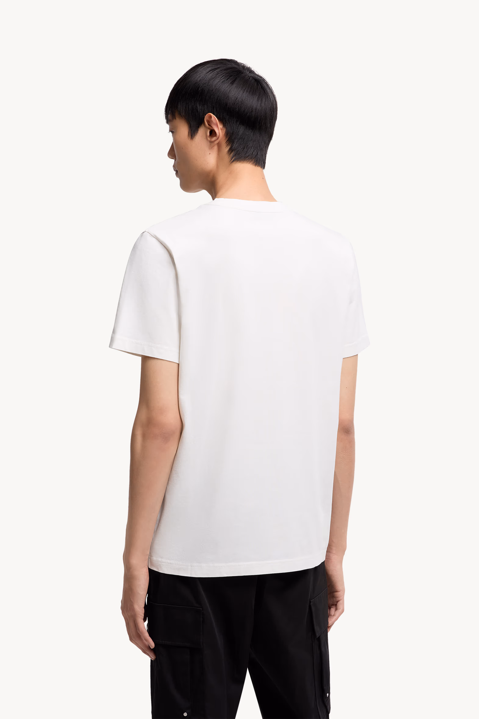 Cotton T-Shirt Men White Moncler 5